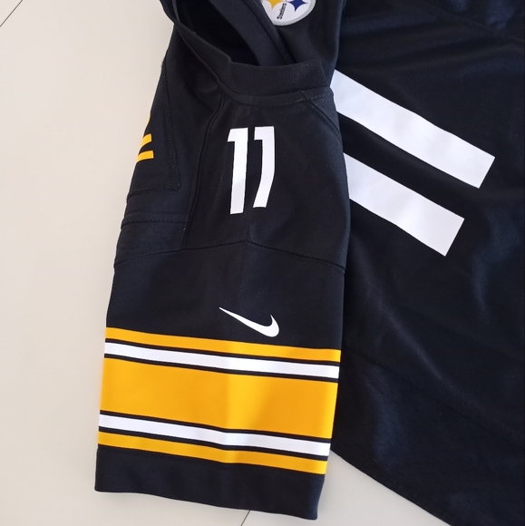 Pittsburgh Steelers On Field Jersey Wheaton 11 Boys Size Medium 10/12 - Picture 10 of 16